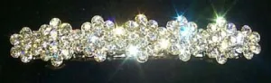 #11649 Twisted Snowflake Barrette