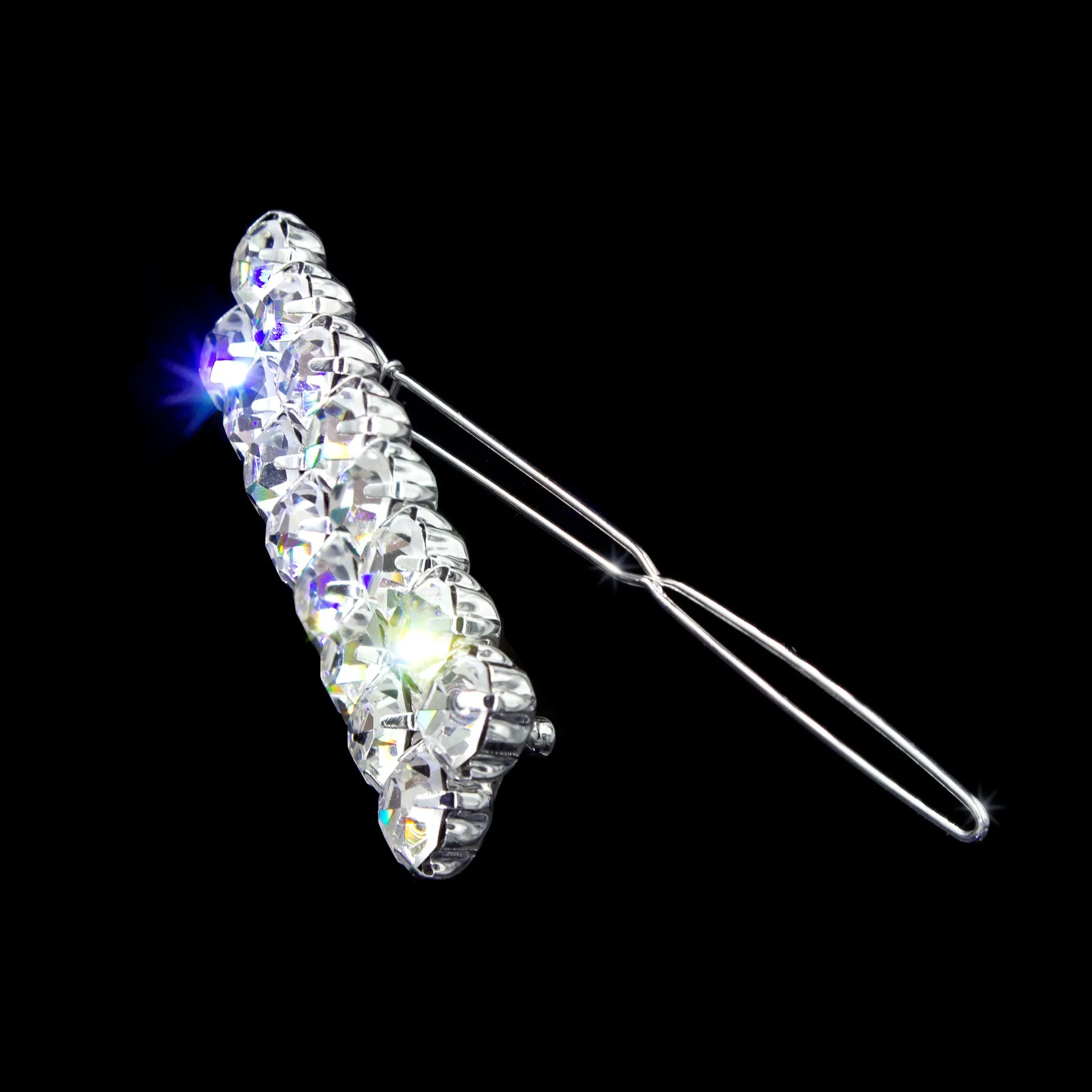 #12157 2 Row Jumbo Stone Barrette