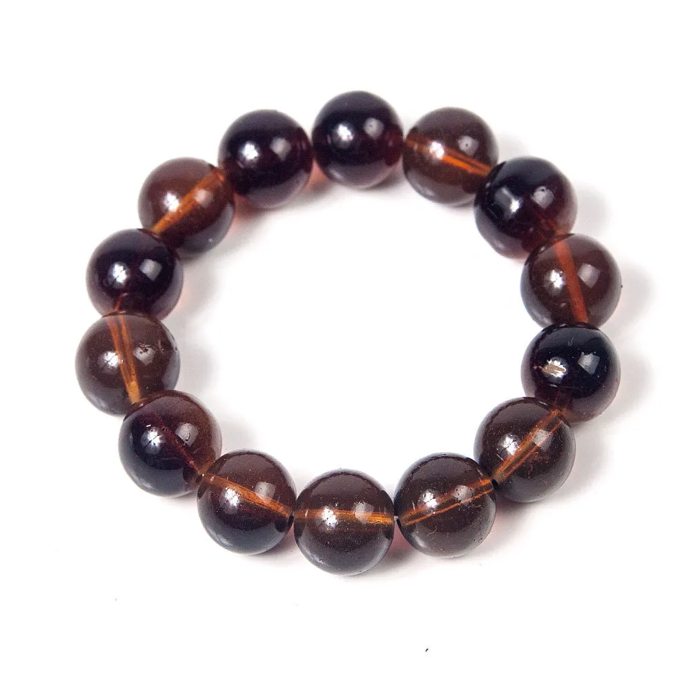 25% OFF - Faux Amber Beads