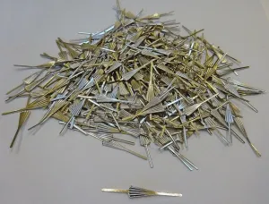 250 Silver Chrome 33 mm Chandelier Arrow Clasps Links for Droplets Beads Crystals Drops