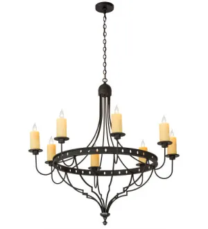 2nd Avenue Bottini 58575-5 Chandelier Light - Wrought Iron