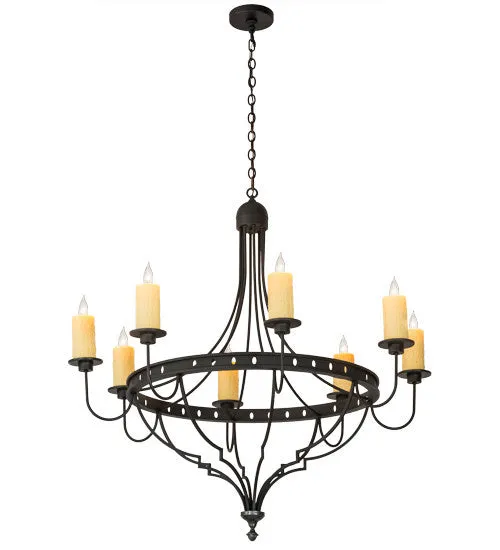 2nd Avenue Bottini 58575-5 Chandelier Light - Wrought Iron