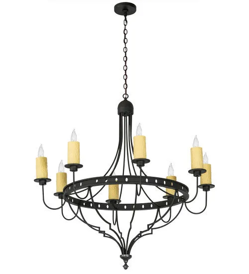 2nd Avenue Bottini 58575-5 Chandelier Light - Wrought Iron