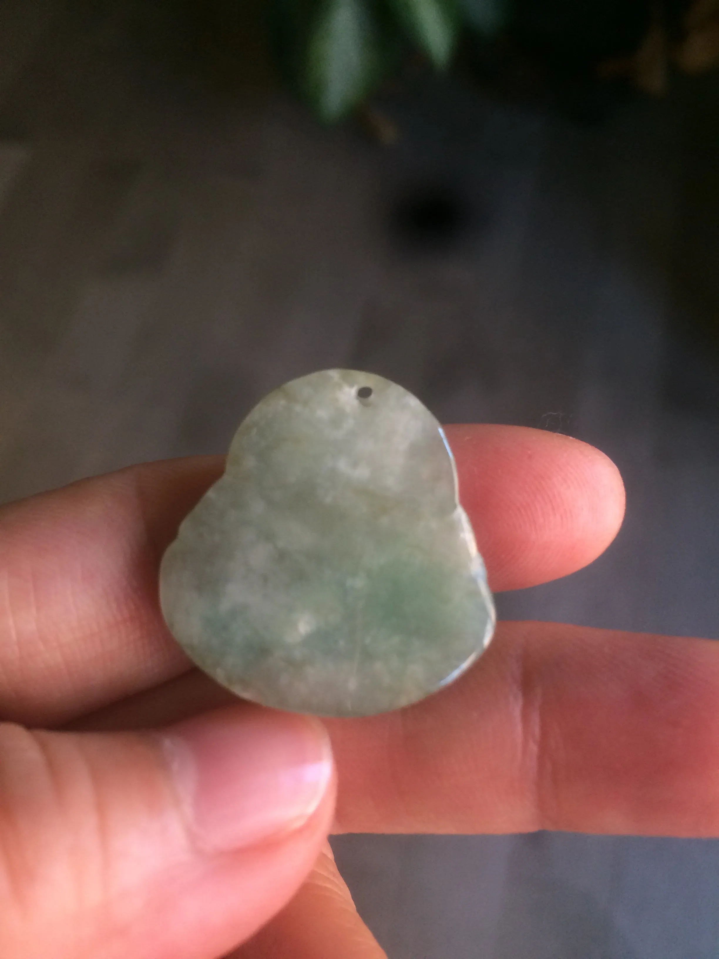 30 pieces of 100% Natural green/gray/yellow happy buddha jadeite Jade pendant group supply wholesale B200