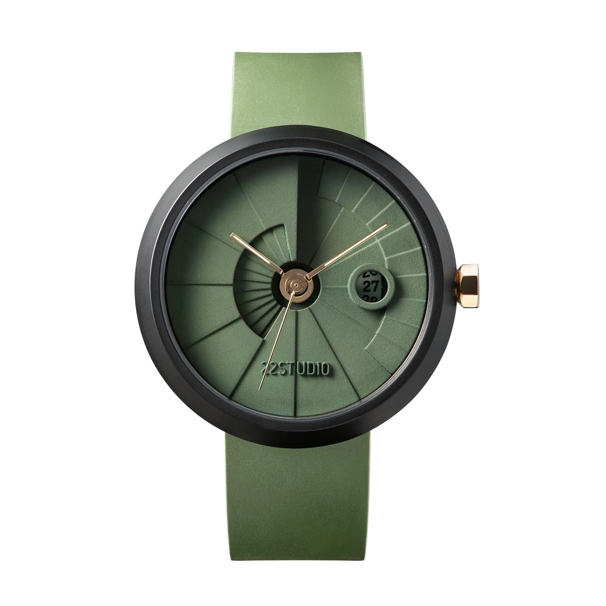 4D Concrete Watch Decade Anniversary Edition - Moss