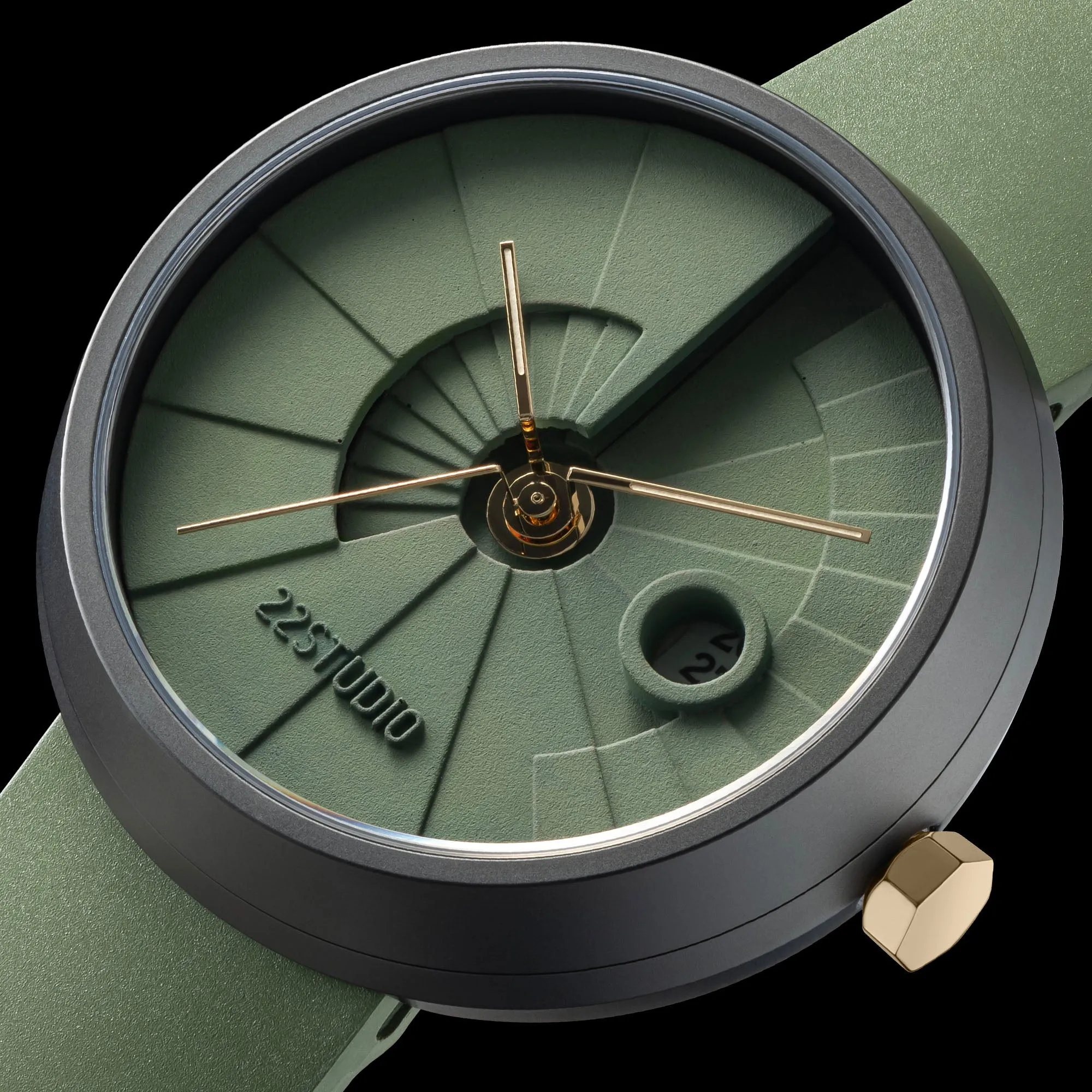 4D Concrete Watch Decade Anniversary Edition - Moss