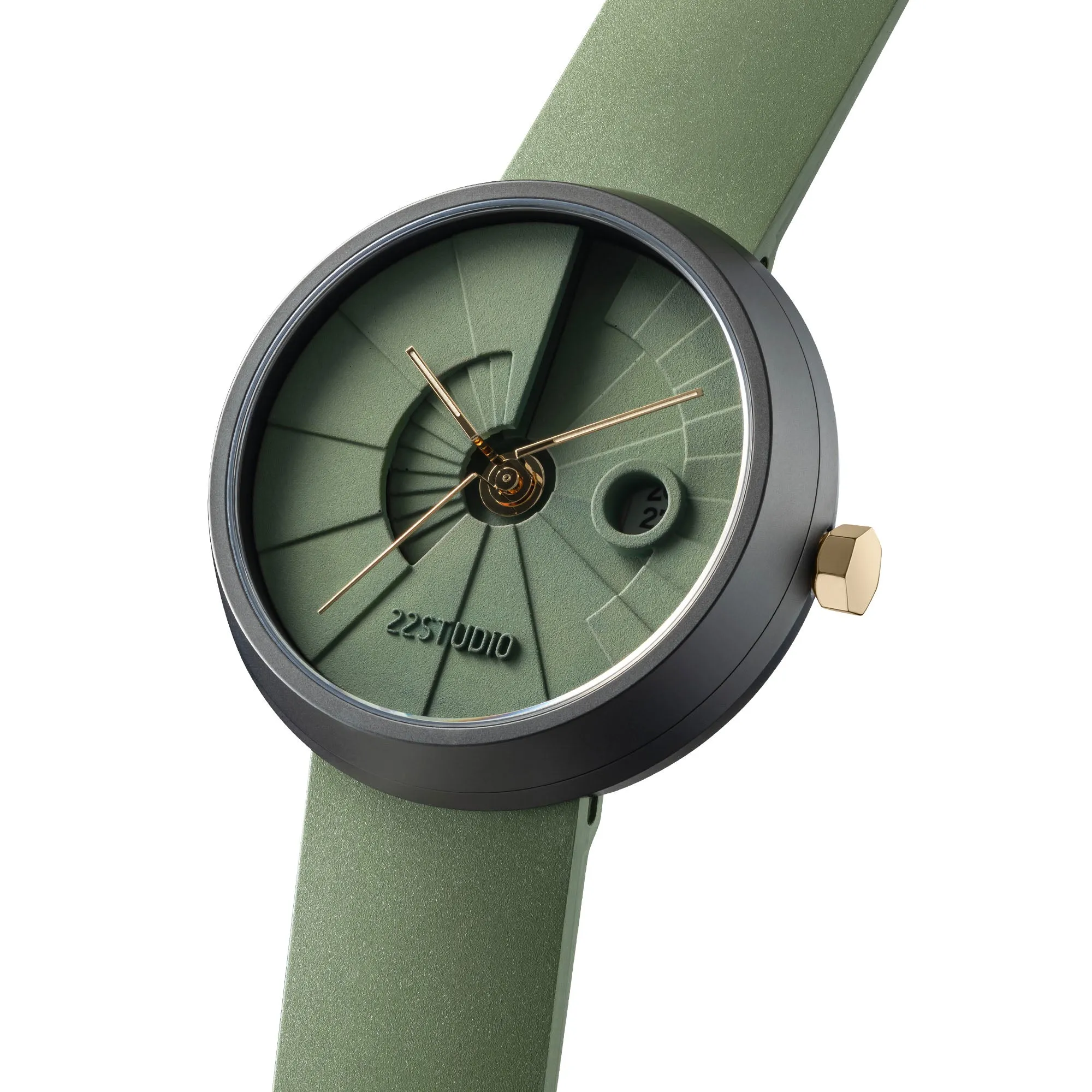 4D Concrete Watch Decade Anniversary Edition - Moss