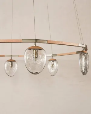 8 Light Foliole Chandelier