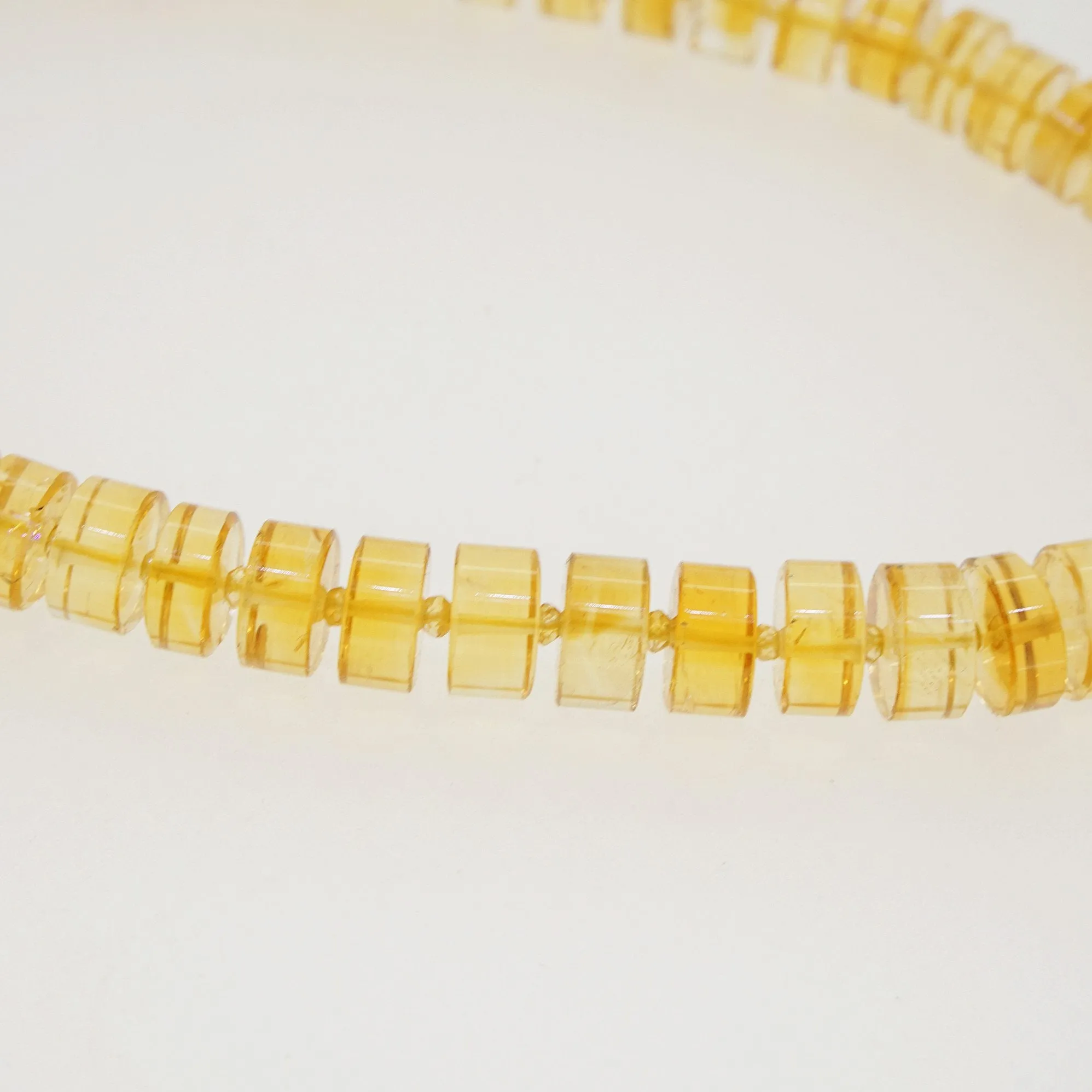 A-Grade Citrine Discs Graduated