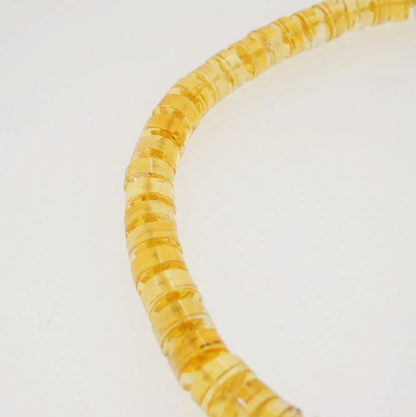 A-Grade Citrine Discs Graduated