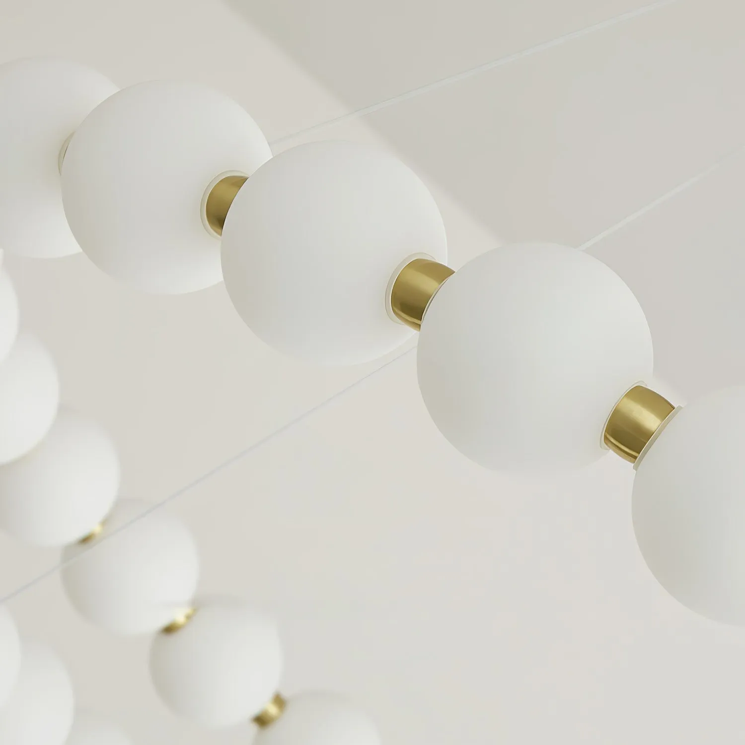 Acrylic Pearls Chandelier