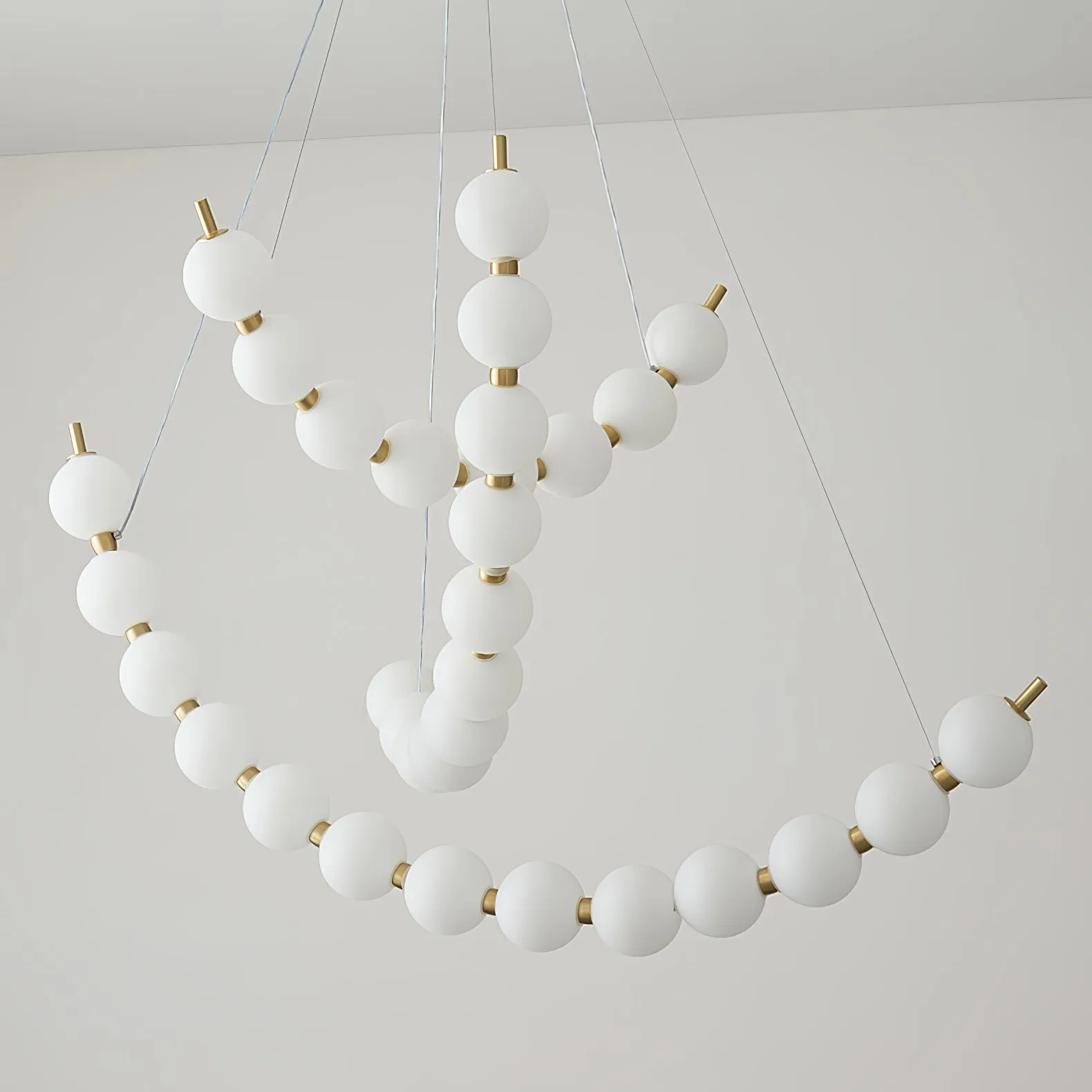 Acrylic Pearls Chandelier