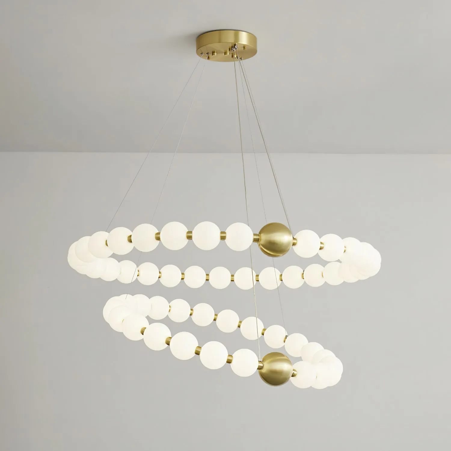 Acrylic Pearls Chandelier