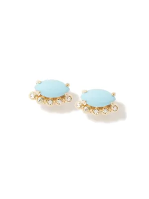 AURORA EARRINGS (SLEEPING BEAUTY TURQUOISE)