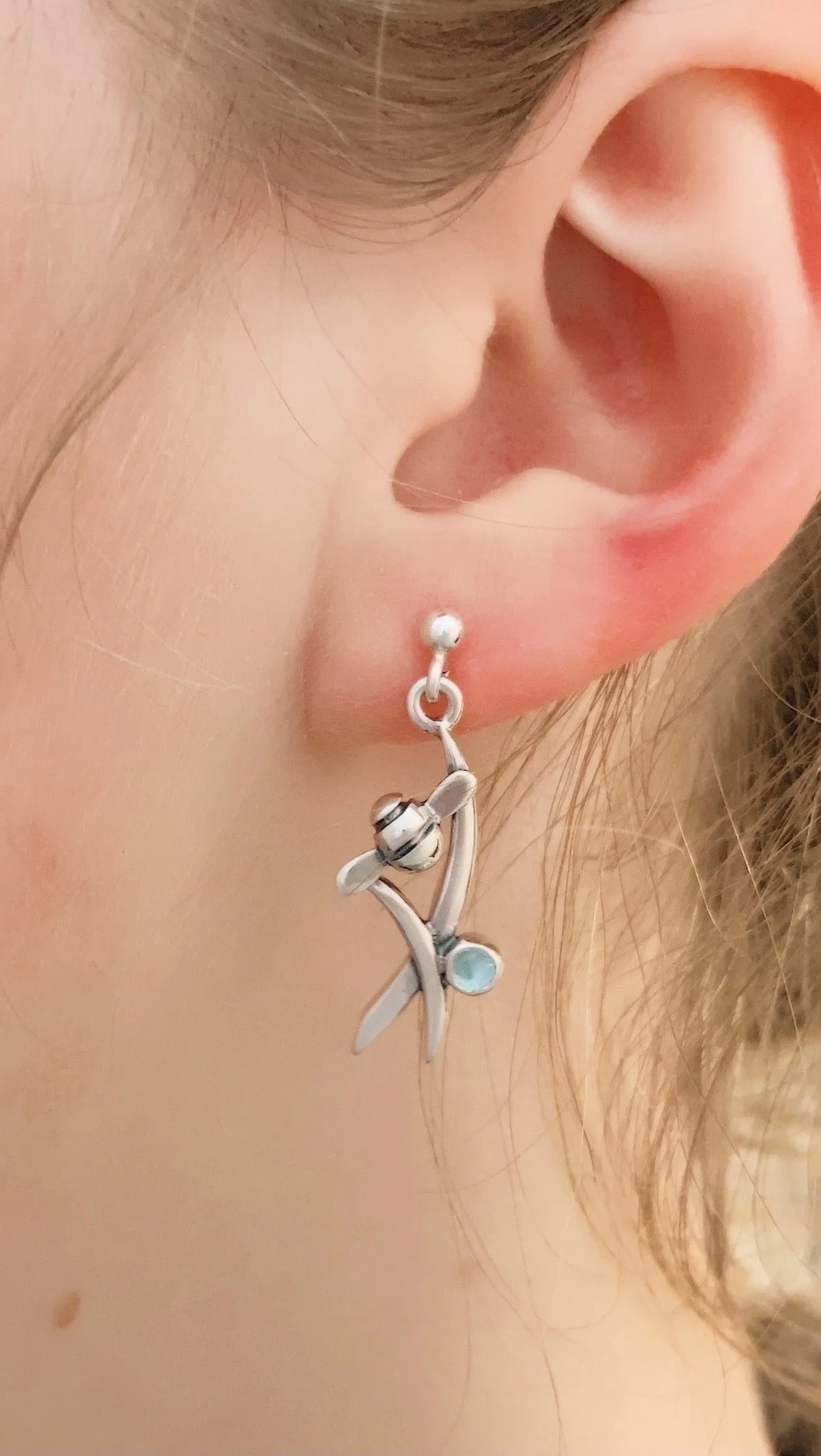 Beach Grass Drop Earrings