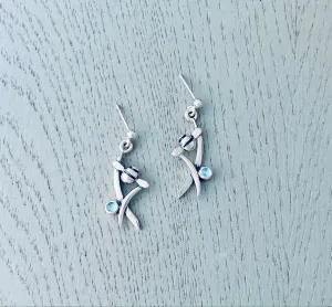 Beach Grass Drop Earrings
