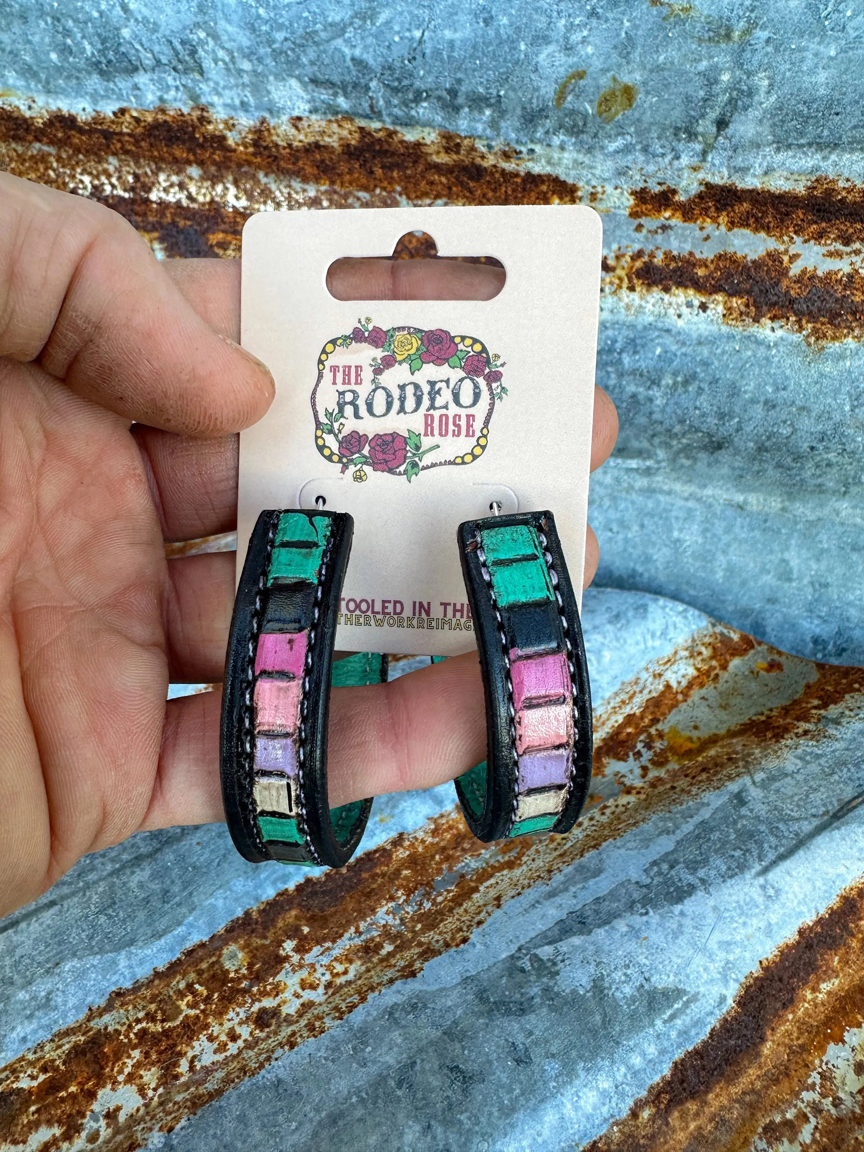 Beaded Vera Hoop Earrings