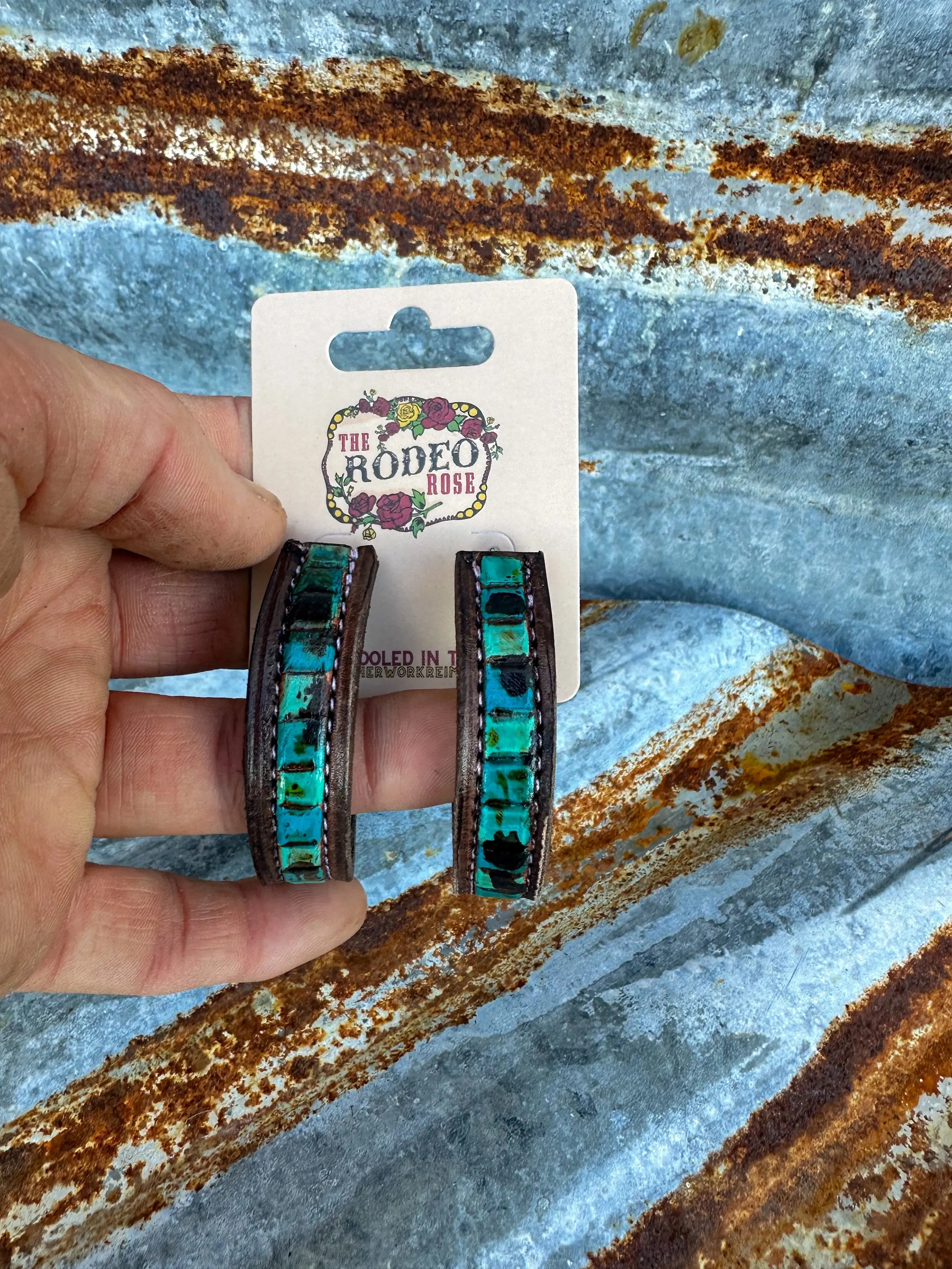 Beaded Vera Hoop Earrings