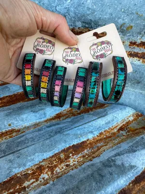 Beaded Vera Hoop Earrings