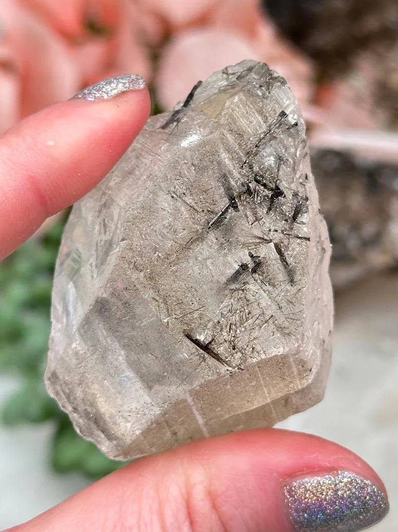 Black Tourmaline in Quartz