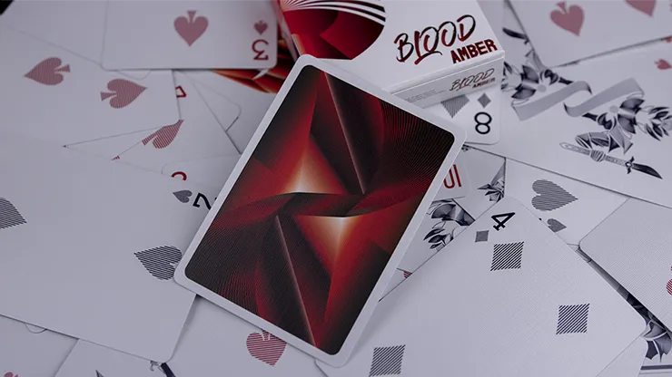 Blood Amber Playing Cards by The One Playing Cards