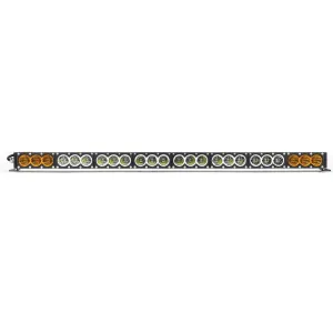 Cali Raised 43" Slim Single Row Amber/White Dual Function LED Bar