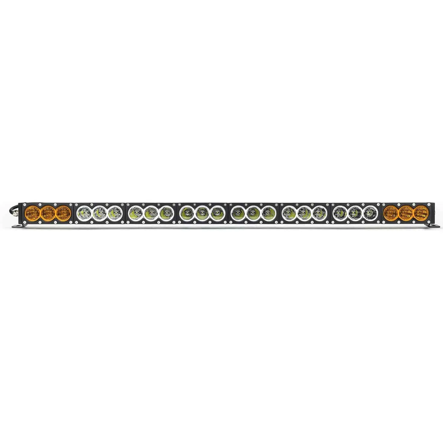 Cali Raised 43" Slim Single Row Amber/White Dual Function LED Bar