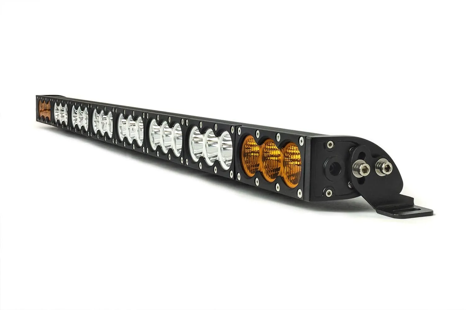 Cali Raised 43" Slim Single Row Amber/White Dual Function LED Bar
