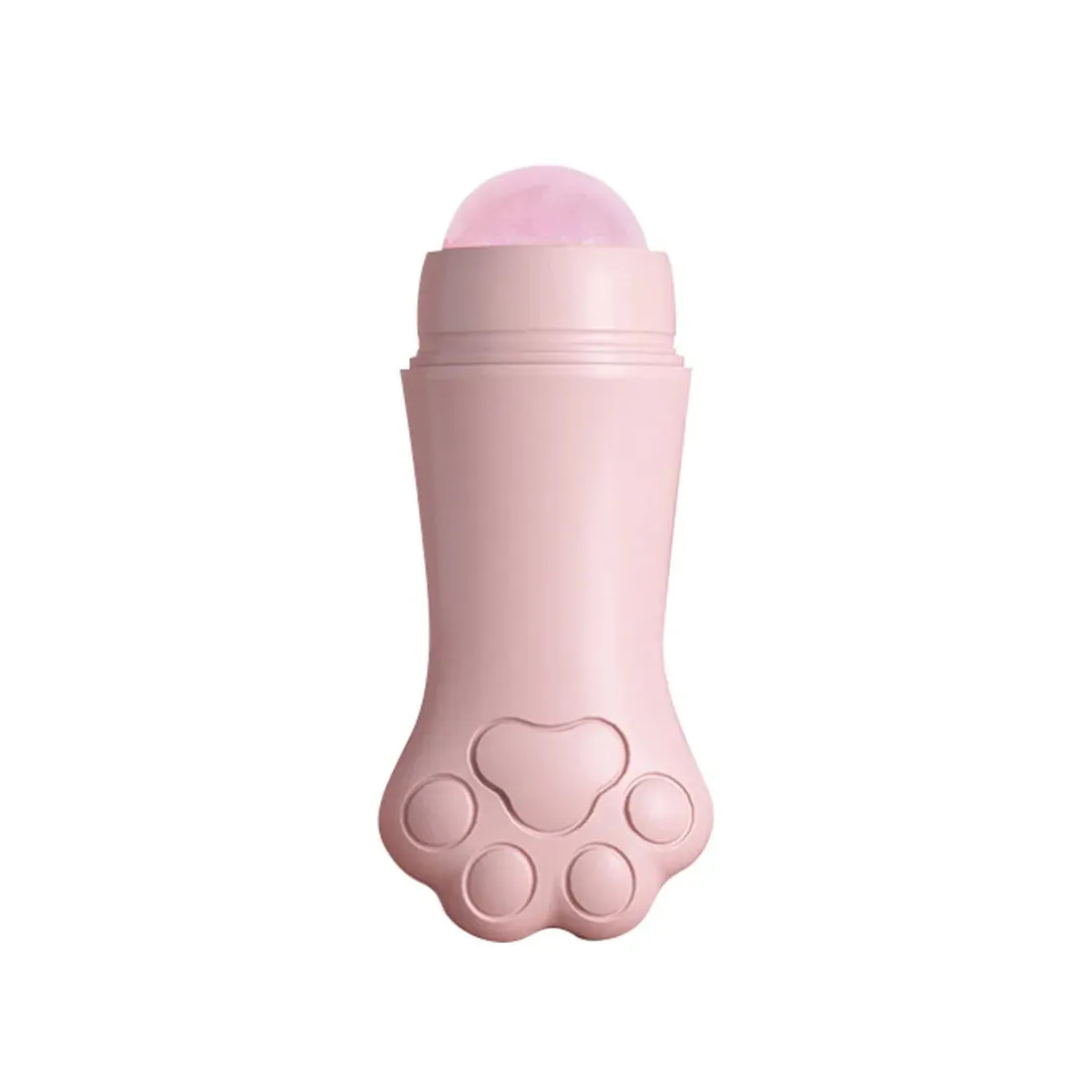 Cat Paw Rose Quartz Face Oil Absorbing Roller