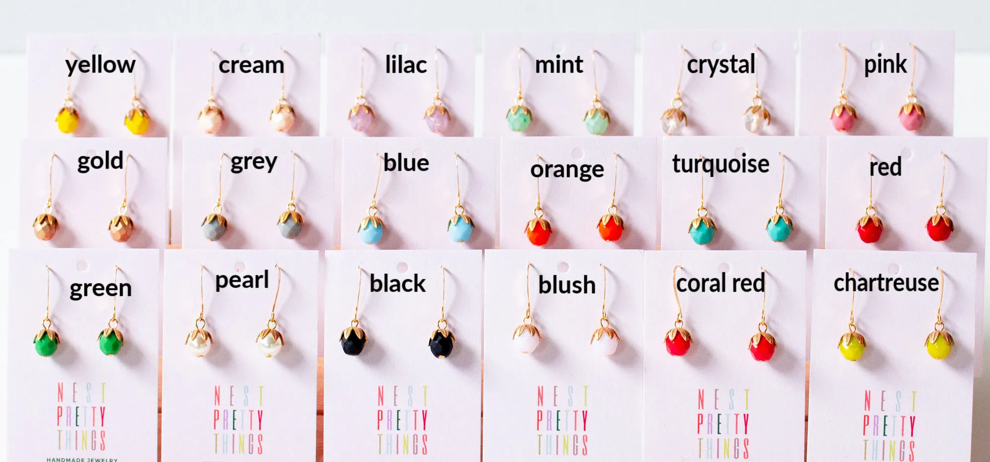 Colorful Dangle Earrings- WS