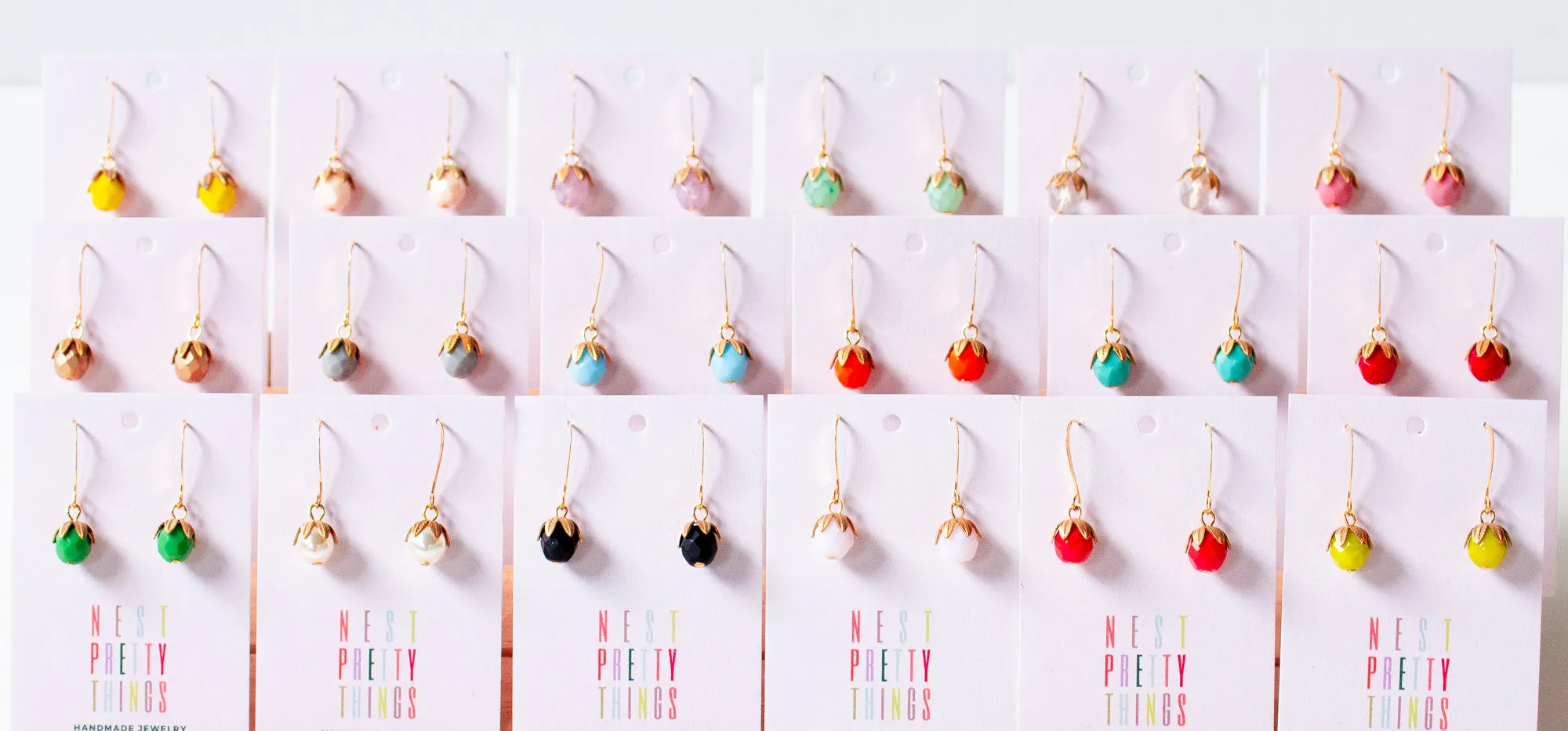 Colorful Dangle Earrings- WS