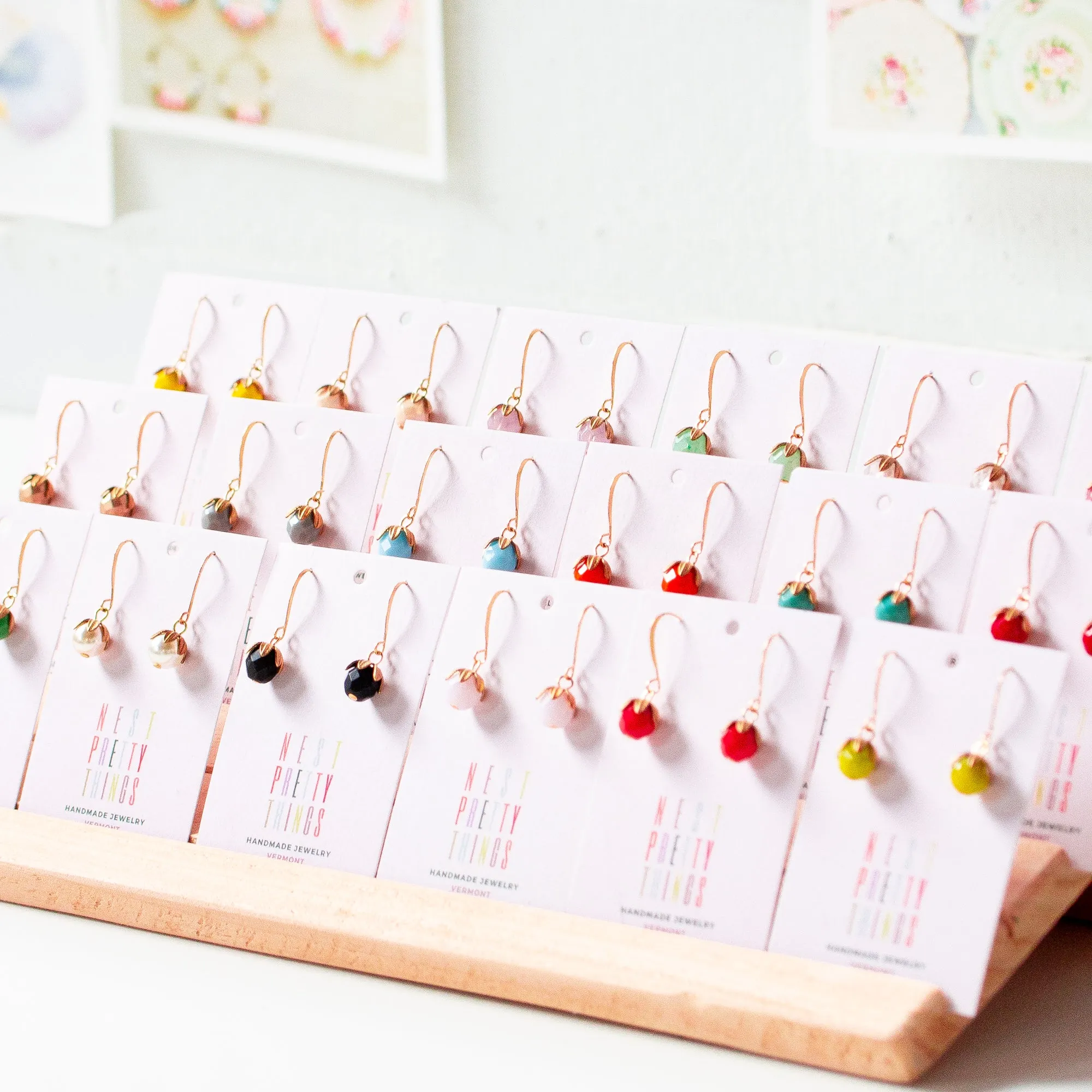 Colorful Dangle Earrings- WS