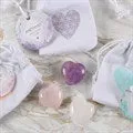 Crystal Hearts with a Gift Bag