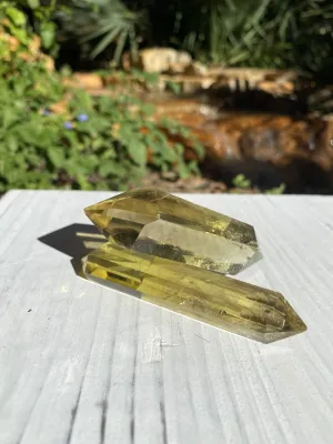 Double Terminated Lemon Quartz Large