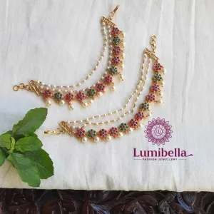 Ear Chains With Kemp Stones
