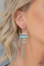 Earrings Stone Dwellings - Blue E66