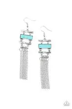 Earrings Stone Dwellings - Blue E66