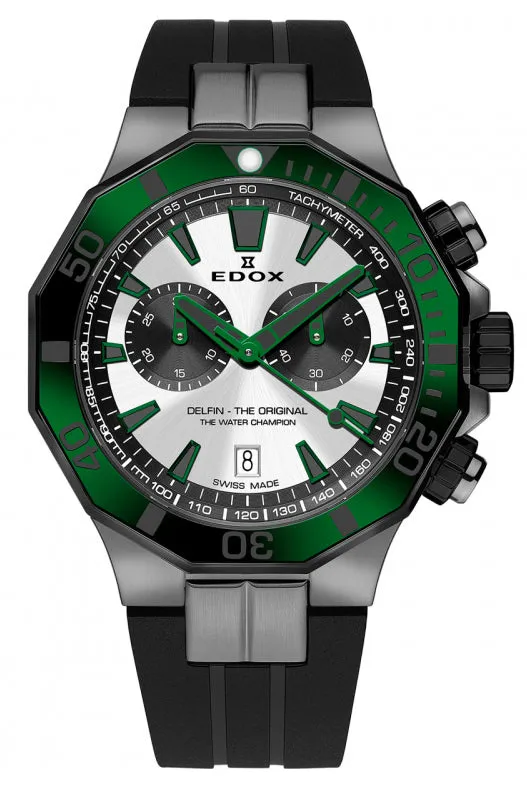 Edox Men 10112-37GNVCA-ANV Delfin The Original 43mm Quartz Watch