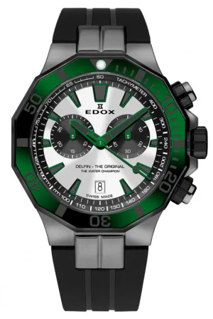 Edox Men 10112-37GNVCA-ANV Delfin The Original 43mm Quartz Watch