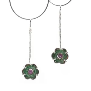 Enamel flowers