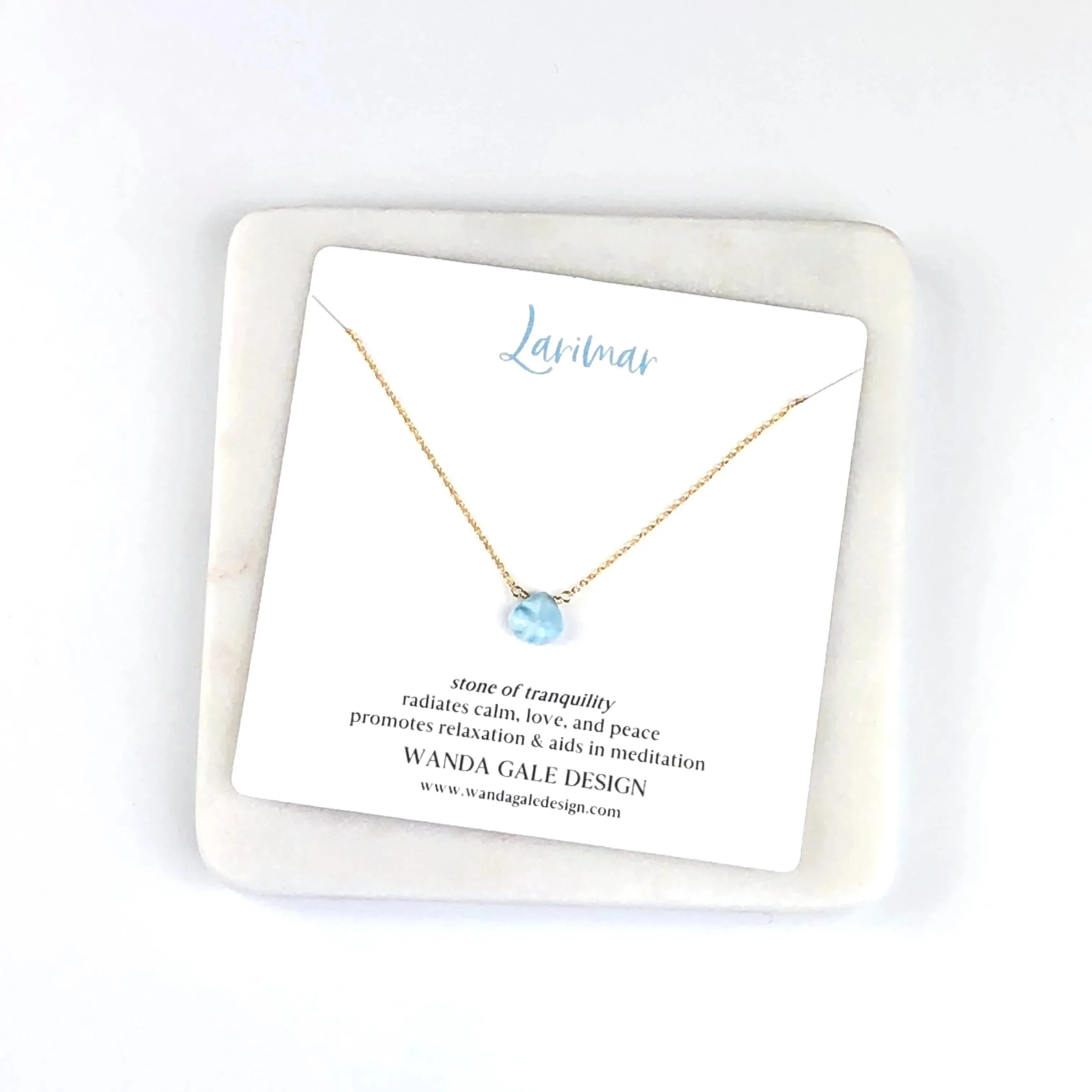 Energy stone necklace - Aquamarine