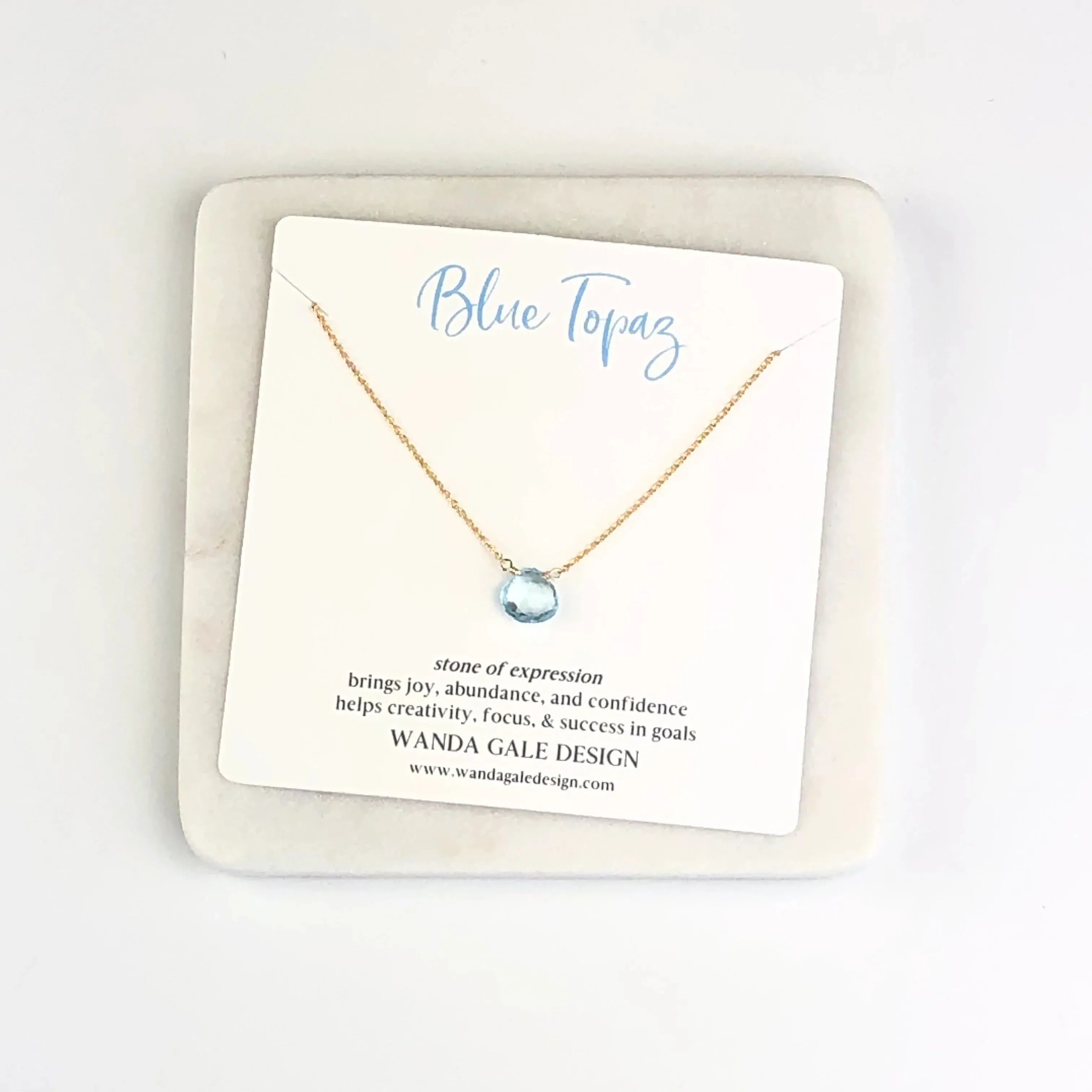 Energy stone necklace - Aquamarine