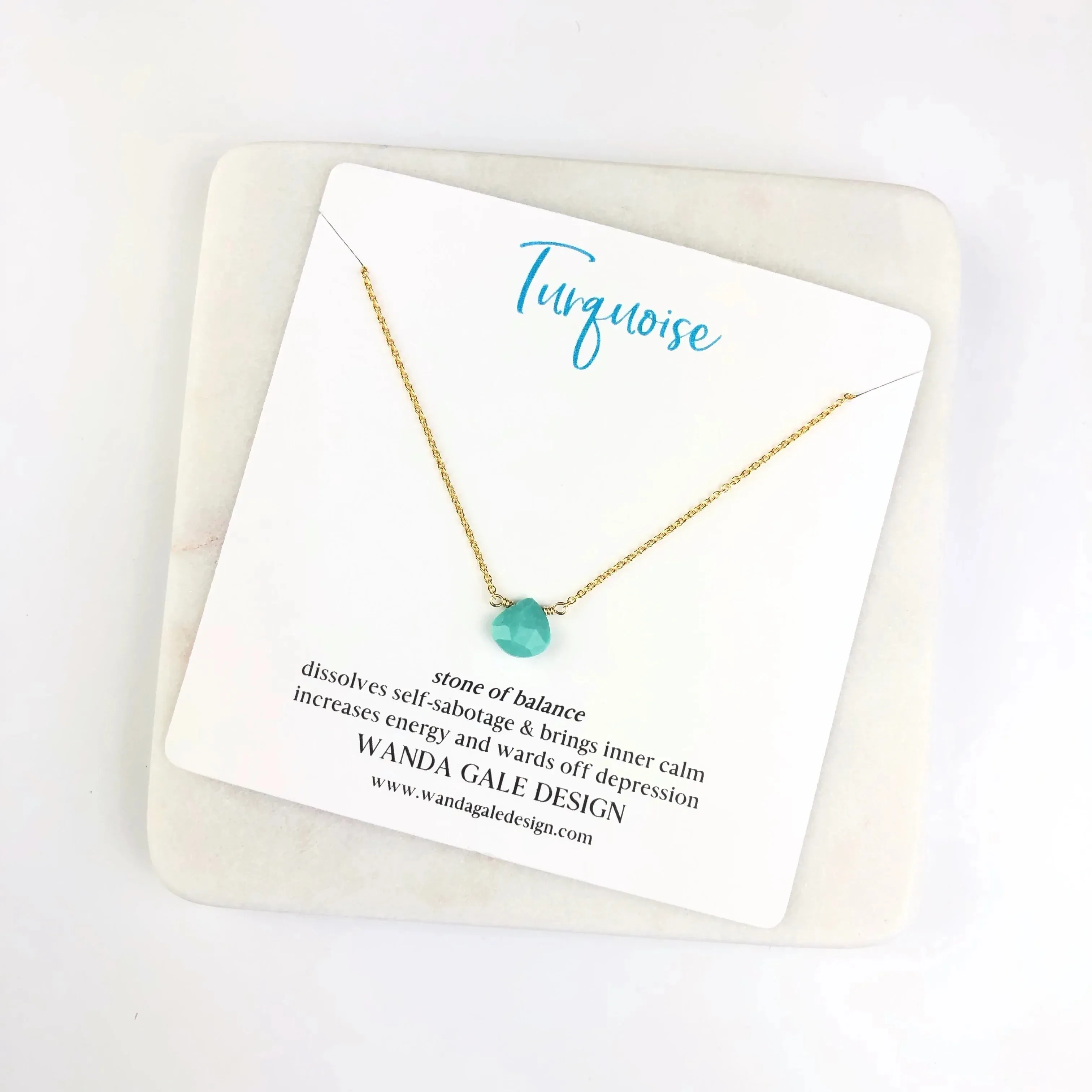Energy stone necklace - Aquamarine