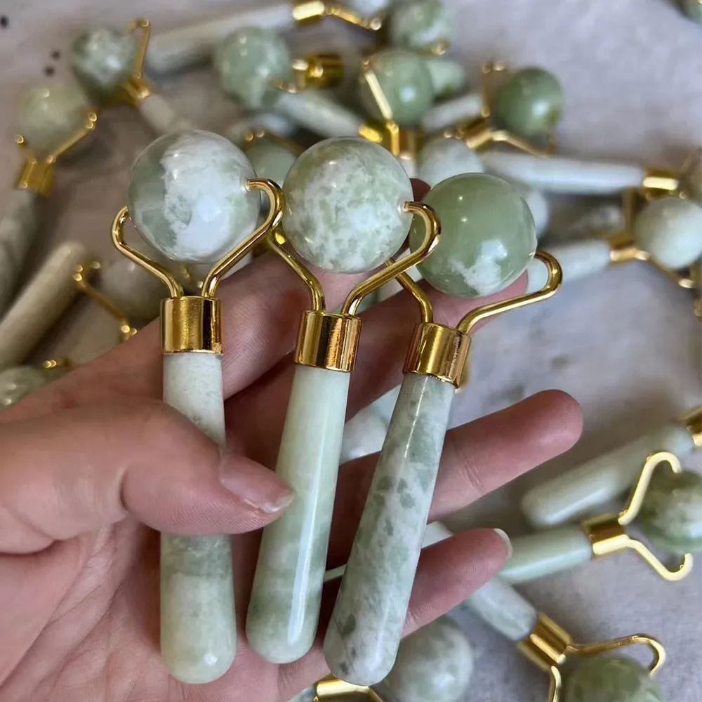 Face Jade Roller Gua Sha Scraper Massager for Neck Body Guasha Eye Massage Face Slimming Therapy Beauty Skincare Tool