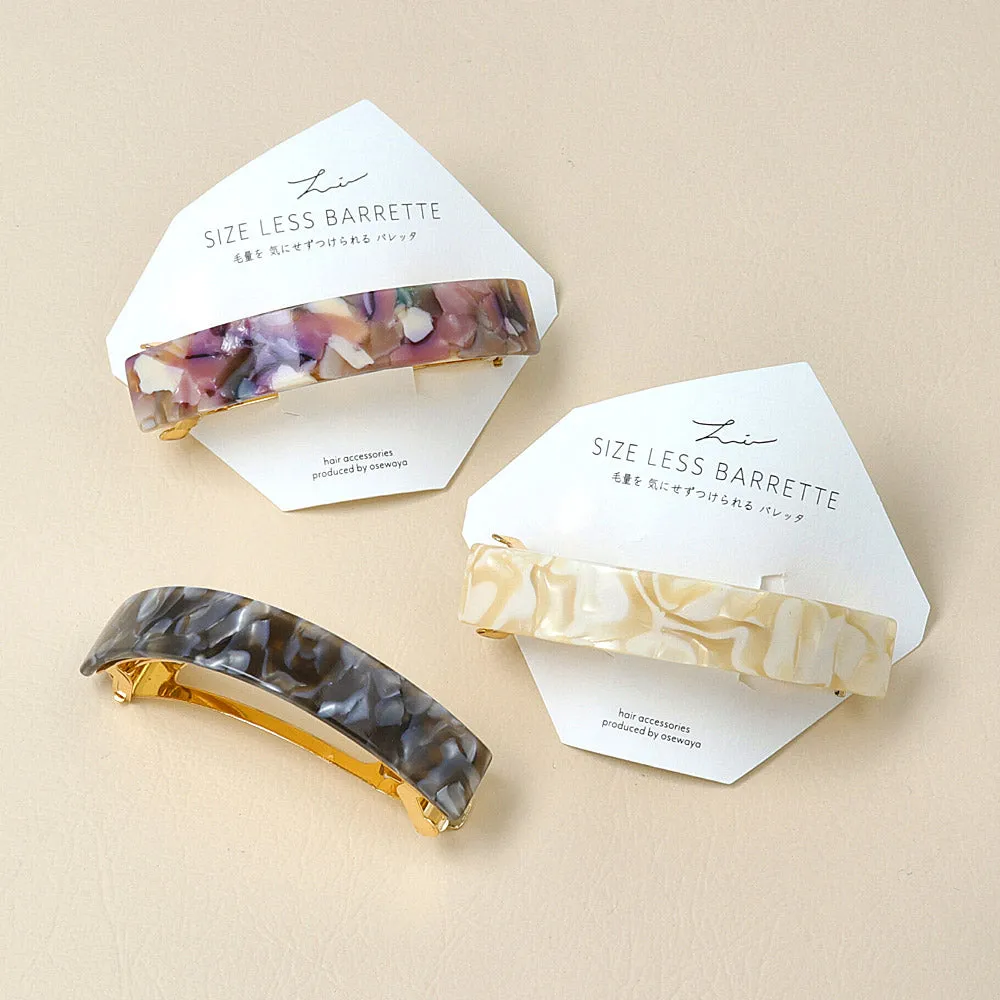 Firm Grip Marble Arch Barrette