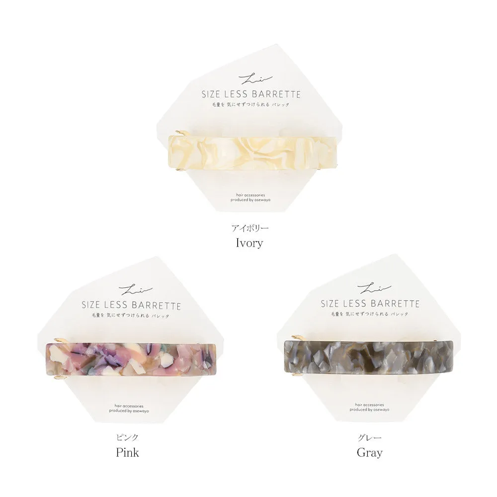 Firm Grip Marble Arch Barrette