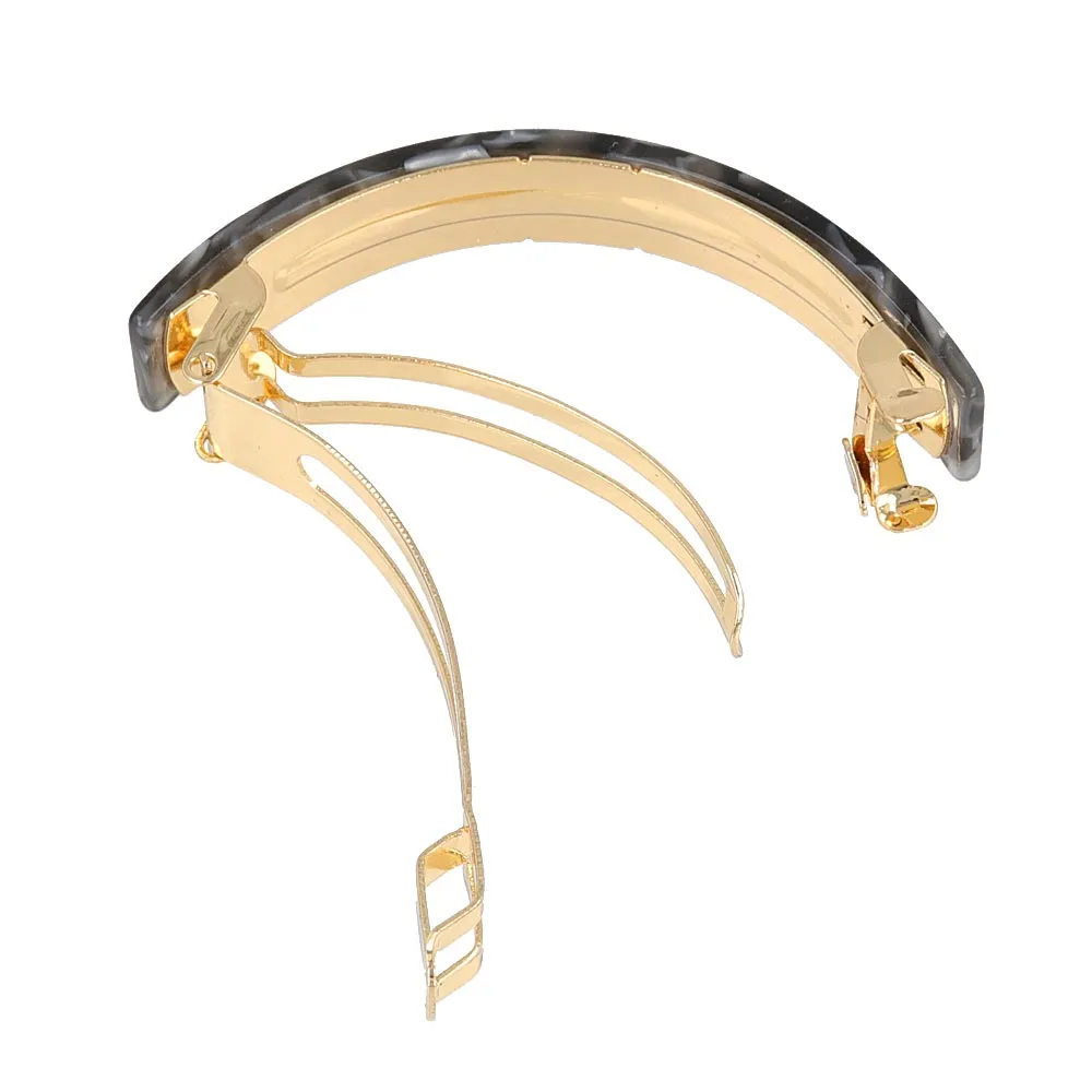 Firm Grip Marble Arch Barrette
