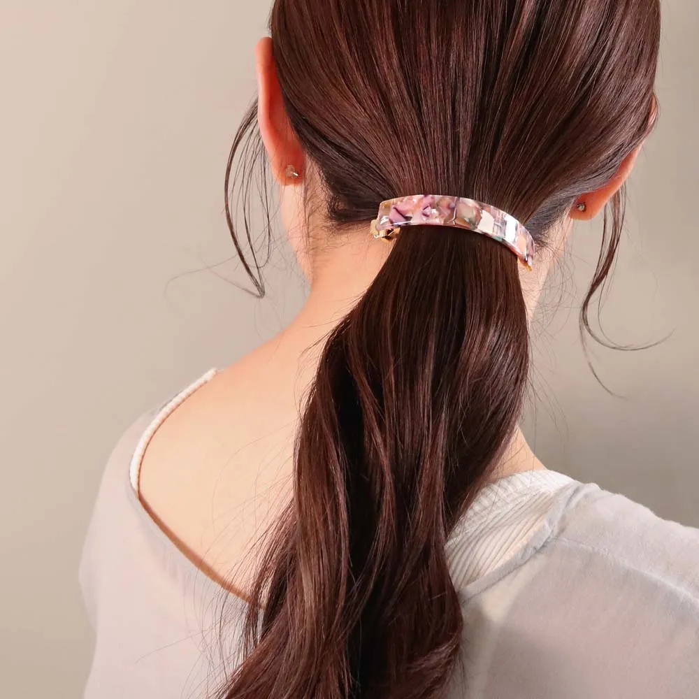 Firm Grip Marble Arch Barrette