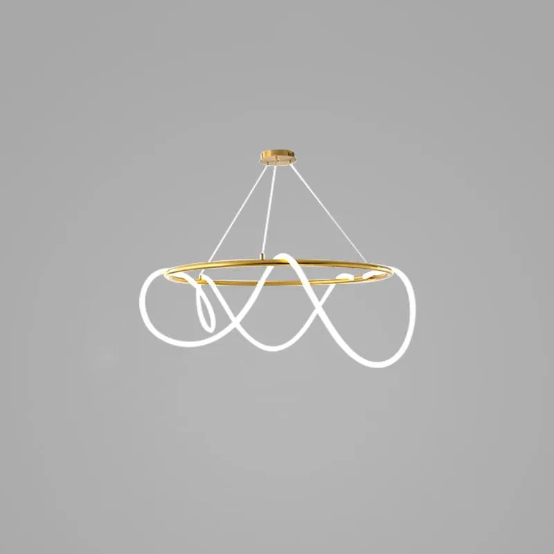 Flexible Linear Curve Chandelier