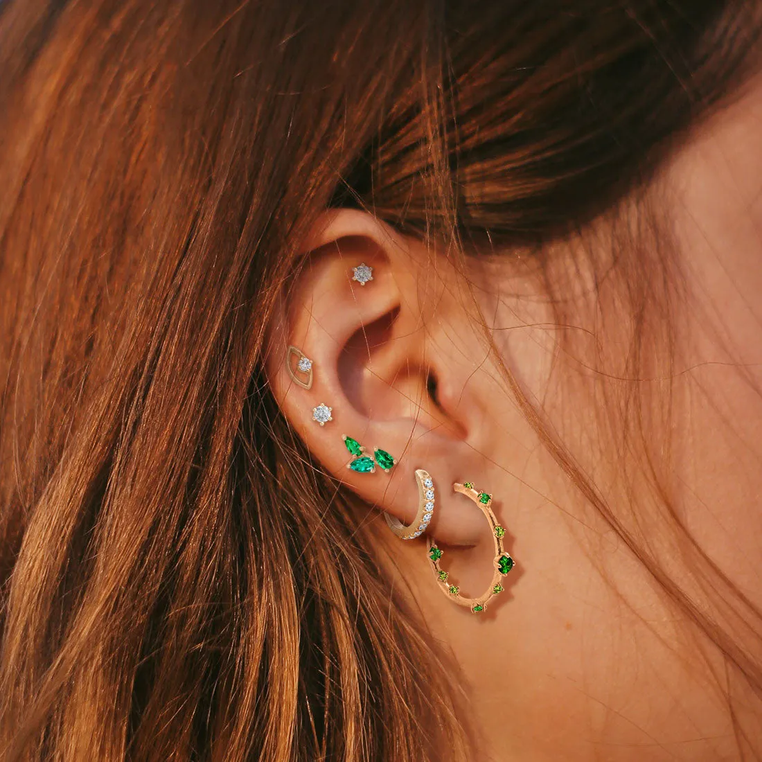 Galaxy Hoops, Ombré Green